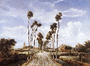 Meindert Hobbema The Alley at Middelharnis oil painting artist